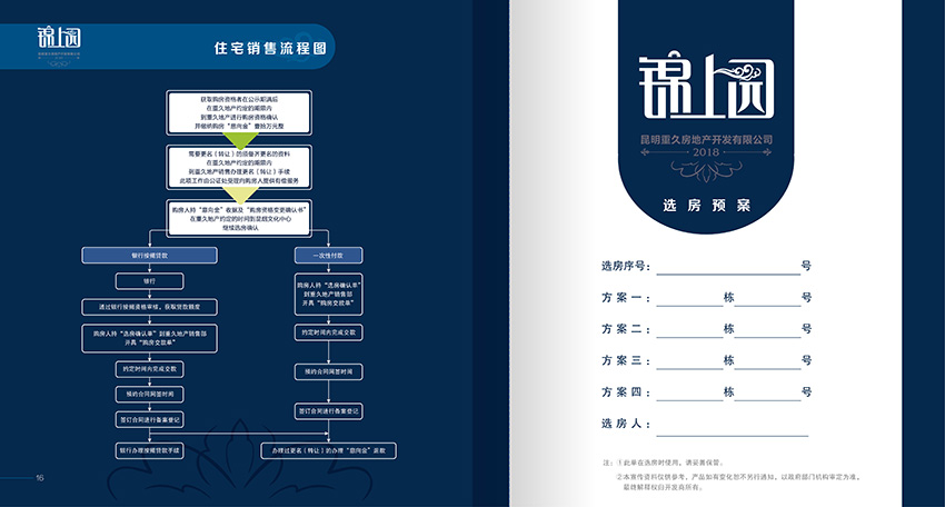 奎門為重久地產錦上園項目提供項目LOGO設計及樓書策劃設計制作服務